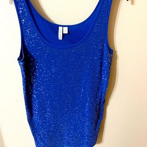 Fancy cami (or wear as sleeveless top) with sparkly detail